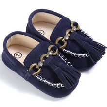 Load image into Gallery viewer, Newborn Baby Boy Girl Shoes First Walkers Baby Moccasin Shoes PU Leather Prewalkers for Kids Crib Shoes