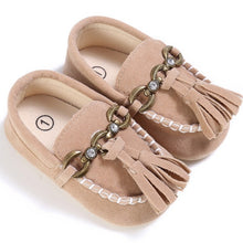 Load image into Gallery viewer, Newborn Baby Boy Girl Shoes First Walkers Baby Moccasin Shoes PU Leather Prewalkers for Kids Crib Shoes