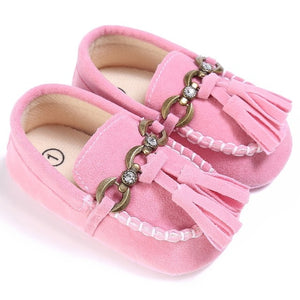 Newborn Baby Boy Girl Shoes First Walkers Baby Moccasin Shoes PU Leather Prewalkers for Kids Crib Shoes