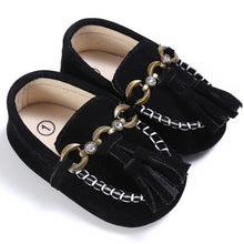 Load image into Gallery viewer, Newborn Baby Boy Girl Shoes First Walkers Baby Moccasin Shoes PU Leather Prewalkers for Kids Crib Shoes