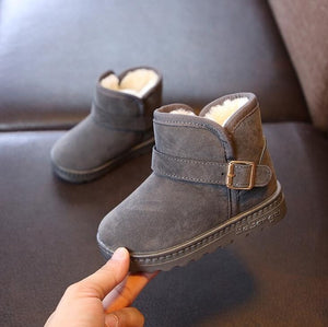 2019 New Plush Warm Baby Toddler Boots Fashion Child Snow Boots Shoes For Boys Girls Winter Shoes 1-10 Year old Kids Ankle Boots