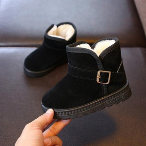 2019 New Plush Warm Baby Toddler Boots Fashion Child Snow Boots Shoes For Boys Girls Winter Shoes 1-10 Year old Kids Ankle Boots