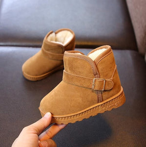 2019 New Plush Warm Baby Toddler Boots Fashion Child Snow Boots Shoes For Boys Girls Winter Shoes 1-10 Year old Kids Ankle Boots