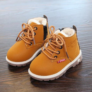 HaoChengJiaDe 2019 New Winter For Child Kid Girl Boy Snow Boots Comfort Thick Antislip Short Boots Fashion Cotton-padded Shoes