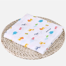 Load image into Gallery viewer, 1Pc Muslin 100% Cotton Baby Swaddles Soft Newborn Blankets Bath Gauze Infant Wrap sleepsack Stroller cover Play Mat