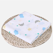 Load image into Gallery viewer, 1Pc Muslin 100% Cotton Baby Swaddles Soft Newborn Blankets Bath Gauze Infant Wrap sleepsack Stroller cover Play Mat