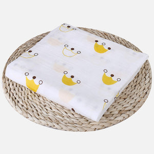 1Pc Muslin 100% Cotton Baby Swaddles Soft Newborn Blankets Bath Gauze Infant Wrap sleepsack Stroller cover Play Mat