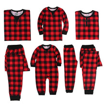 Load image into Gallery viewer, Christmas Family Pajamas Plaid Matching Sleepwear Clothes Outfits Look Father Mother Kid &amp; Baby Nightwear Christmas Pyjamas Sets