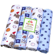 Load image into Gallery viewer, 4 Pcs/Lot Baby Blankets Newborn 100% Cotton Flannel Receiving Muslin Diapers Baby Swaddle for Photography Children&#39;s Bed Blanket