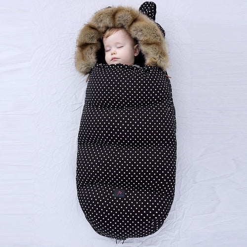 Newborn Baby Stroller Sleeping Bag Thicken Warm Infant Stroller Footmuff Wheelchair Winter Warm Sleepsacks Envelope Sleepsacks