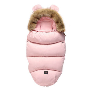 Newborn Baby Stroller Sleeping Bag Thicken Warm Infant Stroller Footmuff Wheelchair Winter Warm Sleepsacks Envelope Sleepsacks