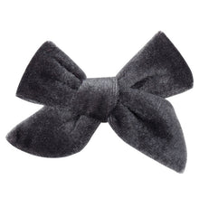 Load image into Gallery viewer, Solid Velet Big Bow Baby Hair Clips Handmade Knot Hairpins For Girls Photo Prop/Dialy Life Newborn Infant Hair Accessories 2019