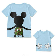 Load image into Gallery viewer, LILIGIRL Dad and Me T-shirt Summer Mother and Daughter Clothes Boys Girls Mickey Minnie Mouse Cotton Top Family Matching Clothes