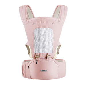 AIEBAO Ergonomic Baby Carrier Infant Kid Baby Hipseat Sling Front Facing Kangaroo Baby Wrap Carrier for Baby Travel 0-36 Months