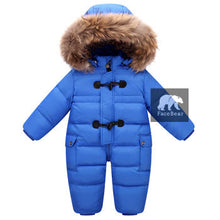 Load image into Gallery viewer, Designed for Russian winter baby snowsuit  , 90% duck down jacket for girls coats Winter Park for infant boy snowsuit snow wear