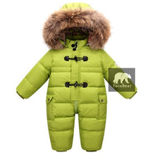 Load image into Gallery viewer, Designed for Russian winter baby snowsuit  , 90% duck down jacket for girls coats Winter Park for infant boy snowsuit snow wear