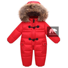 Load image into Gallery viewer, Designed for Russian winter baby snowsuit  , 90% duck down jacket for girls coats Winter Park for infant boy snowsuit snow wear