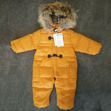 Load image into Gallery viewer, Designed for Russian winter baby snowsuit  , 90% duck down jacket for girls coats Winter Park for infant boy snowsuit snow wear