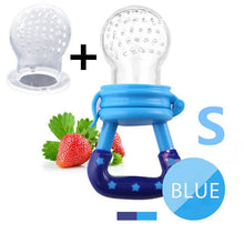 Load image into Gallery viewer, Fresh Food Nibbler Baby Pacifiers Feeder Kids Fruit Feeder Nipples Feeding Safe Baby Supplies Nipple Teat Pacifier Bottles