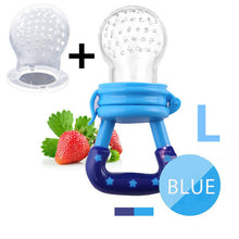 Load image into Gallery viewer, Fresh Food Nibbler Baby Pacifiers Feeder Kids Fruit Feeder Nipples Feeding Safe Baby Supplies Nipple Teat Pacifier Bottles