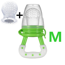 Load image into Gallery viewer, Fresh Food Nibbler Baby Pacifiers Feeder Kids Fruit Feeder Nipples Feeding Safe Baby Supplies Nipple Teat Pacifier Bottles