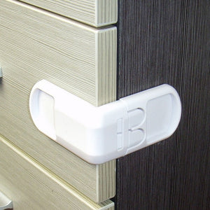 10PCS Drawer lock for children Safety lock baby door Safety buckle Prevent open drawer cabinets Anti pinch hand protect