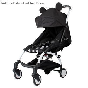 Stroller Hood & Mattress For 175 Yoya Baby Throne Oxford Cloth Back With Mesh Pockets Yoya Stroller Accessories Cushion For Yoyo