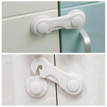 Load image into Gallery viewer, 5pcs/lot Multi-function Child Baby Safety Lock Cupboard Cabinet Door Drawer Safety Locks Children Security Protector Baby Care