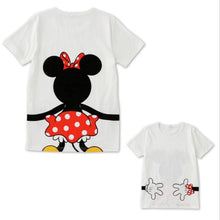 Load image into Gallery viewer, LILIGIRL Dad and Me T-shirt Summer Mother and Daughter Clothes Boys Girls Mickey Minnie Mouse Cotton Top Family Matching Clothes