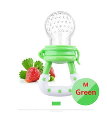 Load image into Gallery viewer, Silicone Baby Pacifier Infant Nipple Soother Toddler Kids Pacifier Feeder For Fruits Food Nibler Dummy Baby Feeding Pacifier