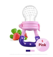 Load image into Gallery viewer, Silicone Baby Pacifier Infant Nipple Soother Toddler Kids Pacifier Feeder For Fruits Food Nibler Dummy Baby Feeding Pacifier