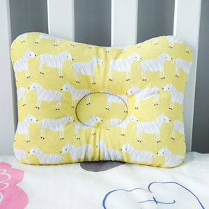 Muslinlife Head Protection Cushion Pillow Newborn Baby Kids Pillows Animal Printed Cotton Kids Pillow Sleep Positioner Dropship