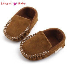 Load image into Gallery viewer, Newborn Baby Boy Girl Shoes First Walkers Baby Moccasin Shoes PU Leather Prewalkers for Kids Crib Shoes