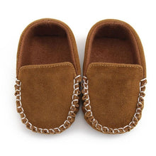 Load image into Gallery viewer, Newborn Baby Boy Girl Shoes First Walkers Baby Moccasin Shoes PU Leather Prewalkers for Kids Crib Shoes