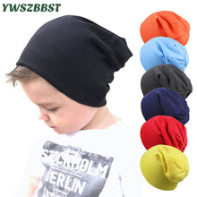 Load image into Gallery viewer, New Baby Street Dance Hip Hop Hat Spring Autumn Baby Hat Scarf for Boys Girls Knitted Cap Winter Warm Solid Color Children Hat