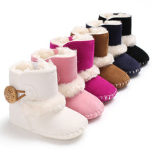 Load image into Gallery viewer, Baby Girl Boy Snow Boots Winter Half Boots Infant Kids New Soft Bottom Shoes