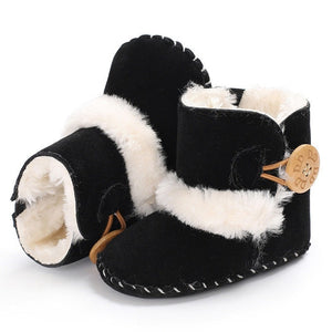 Baby Girl Boy Snow Boots Winter Half Boots Infant Kids New Soft Bottom Shoes