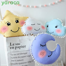 Load image into Gallery viewer, Baby Pillows Cloud Star Moon Baby Comfort For Newborns Baby Room Decoration Children Cushion Plush Toys Christmas Gifts