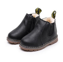 Load image into Gallery viewer, 2019 New Autumn Children Shoes PU Leather Waterproof Leather Boots Warm Kids Snow Boots Girls Boys Rubber Boots Fashion Sneakers