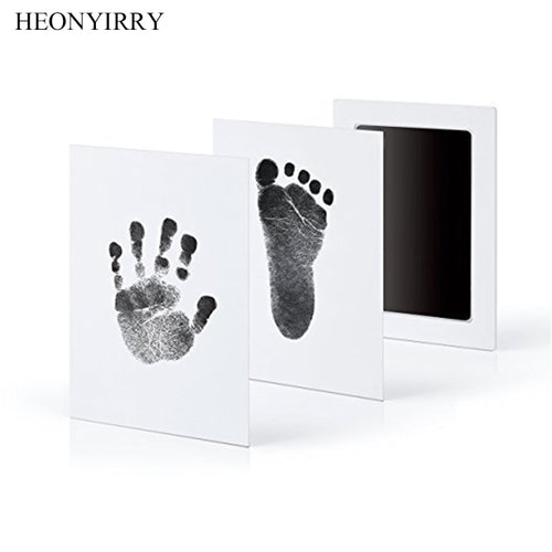 Baby Care Non-Toxic Baby Handprint Footprint Imprint Kit Baby Souvenirs Casting Newborn Footprint Ink Pad Infant Clay Toy Gifts