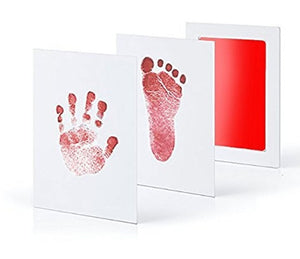 Baby Care Non-Toxic Baby Handprint Footprint Imprint Kit Baby Souvenirs Casting Newborn Footprint Ink Pad Infant Clay Toy Gifts