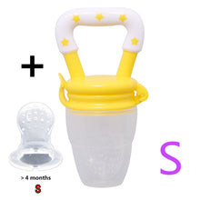 Load image into Gallery viewer, Fresh Food Nibbler Baby Pacifiers Feeder Kids Fruit Feeder Nipples Feeding Safe Baby Supplies Nipple Teat Pacifier Bottles