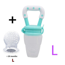 Load image into Gallery viewer, Fresh Food Nibbler Baby Pacifiers Feeder Kids Fruit Feeder Nipples Feeding Safe Baby Supplies Nipple Teat Pacifier Bottles