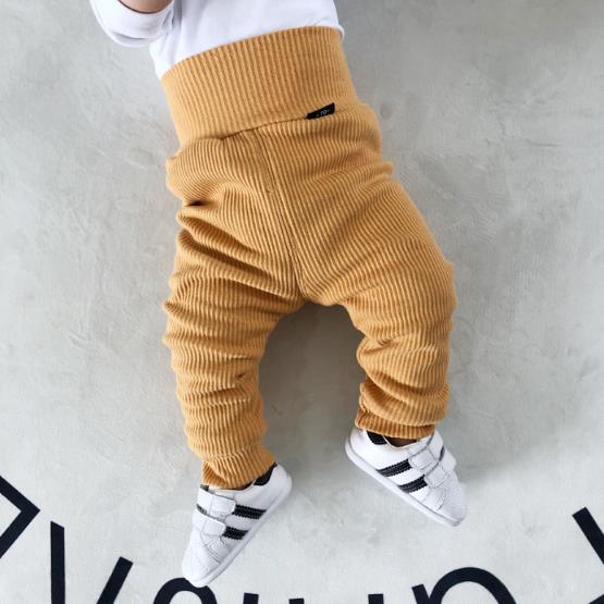 New Winter Baby Full Length Pants High waist Cotton Toddler Harem Pants Newborn Casual Trousers Loose Infants Elastic Pants