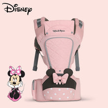 Load image into Gallery viewer, Disney 0-36 Months Bow Breathable Front Facing Baby Carrier Hipseat 20kg Infant Comfortable Sling Backpack Pouch Wrap  Carriers