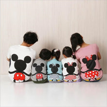 Load image into Gallery viewer, LILIGIRL Dad and Me T-shirt Summer Mother and Daughter Clothes Boys Girls Mickey Minnie Mouse Cotton Top Family Matching Clothes